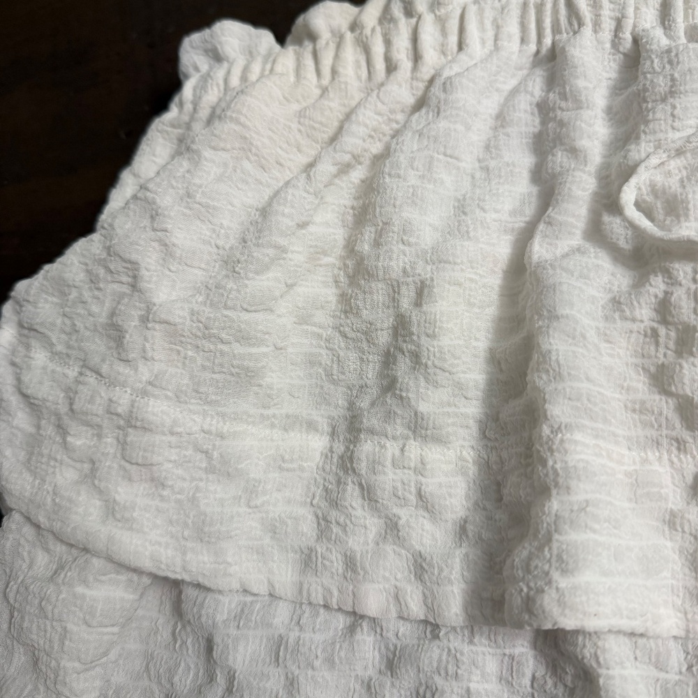 Lilly Pulitzer White Ruffle Top - Picture 10 of 10